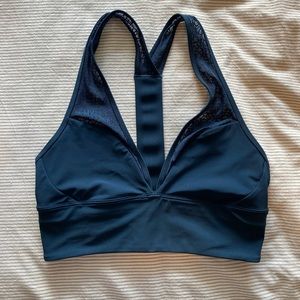 Lululemon V Neck Mesh Sports Bra